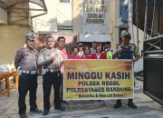 Minggu Kasih Polsek Regol Sambang Jemaat Gereja