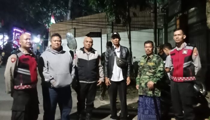 Upaya Ciptakan Situasi Kondusif Polsek Sukasari Monitoring dan Pengamanan Kegiatan Masyarakat