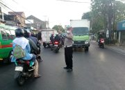 Pelayanan Pagi Hari, Personil Unit Lantas Polsek Babakan Ciparay Laksanakan