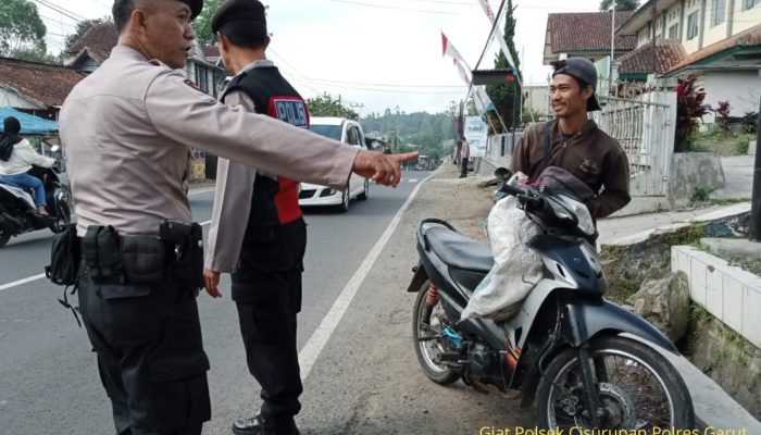 Upaya Polsek Cisurupan Tertibkan Knalpot Tidak Sesuai Standard