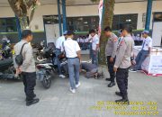 Polsek Leles Lakukan Razia Knalpot Tidak Sesuai Spesifikasi Teknis