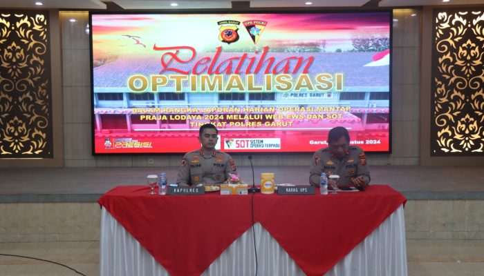 Jelang Pilkada, Polres Garut Gelar Lat Pra Ops Mantap Praja Lodaya 2024