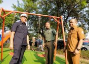 Pj. Walikota Cimahi Resmikan Taman Adiraga dan  Taman Segitiga Sriwijaya