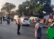 Yanmas pagi Bhabinkamtibmas Polsek Panyileukan Cegah Kemacetan