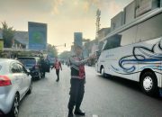 Pelayanan Masyarakat Sore hari, Jajaran Unit Samapta Polsek Regol Cegah Kemacetan