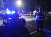 Jaga Kondusifitas, Unit Patroli 18.4.D Polsek Cicendo Polrestabes Bandung Laksanakan Bandung Lautan Biru