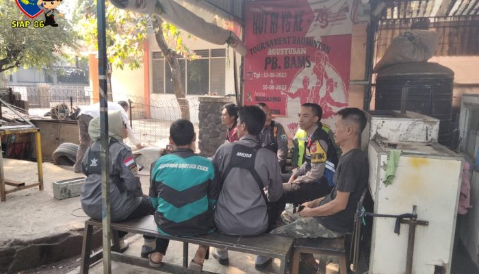 Giat Himbauan dan Binluh Bhabinkamtibmas Kelurahan Kebon Pisang Polsek Sumur Bandung