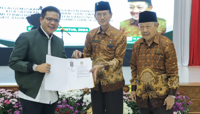 Bupati Bandung Dadang Supriatna Resmi Membuka Muscab PWRI di Gedung Mohamad Toha Pemkab Bandung