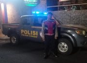 Unit Patroli Samapta Polsek Cidadap Gelar Blue Light Patrol