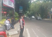 Unit Patroli Polsek Sukajadi Giat Pengaturan Lantas Sore Hari