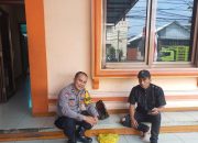 Bhabinkamtibmas sambang dan Silaturahmi kepada Security Hotel