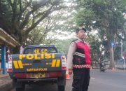 Unit Samapta Polsek Cicendo QR.18.4.C Laksanakan Pengawasan dan pengaturan Lalulintas Pagi