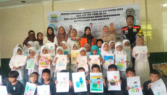 Bhabinkamtibmas Polsek Sukajadi Edukasi Diri Siswa Anak – Anak PAUD