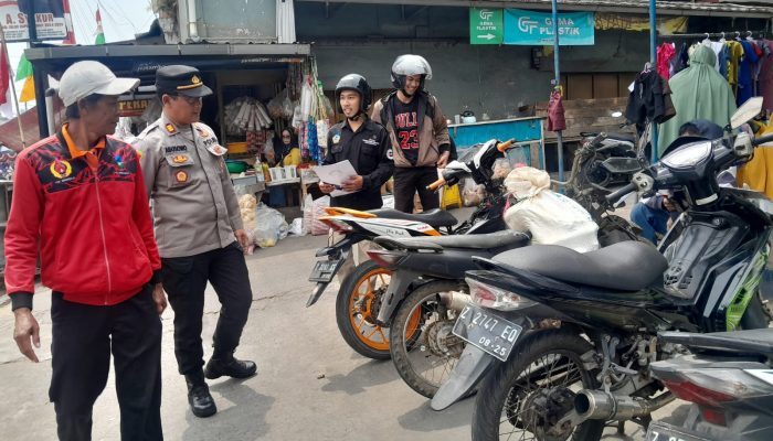 Polsek Wanaraja Kembali Razia Knalpot Tidak Sesuai Spesifikasi Teknis