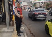 Unit Patroli Samapta Polsek Cidadap Gelar Yanmas Sore Antisipasi Rawan Kamseltibcar Lantas