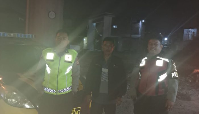 Patroli Blue Light,Anggota Samapta Polsek Bandung Kidul, Guna Ciptakan Kamtibmas aman dan Nyaman di Malam Hari