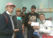 Wujud Solidaritas King Bus204 mengunjungi Djonie Ucok di RSUD Cengkareng Jakarta Barat 