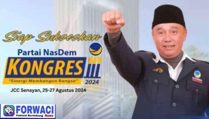 Partai NasDem Akan Gelar Kongres III, Kang AY : Arus Bawah Inginkan Surya Paloh Kembali Jadi Ketua Umum