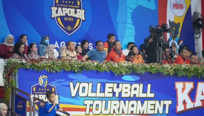 Kegiatan Turnamen Bola Voli Kapolri Cup 2024