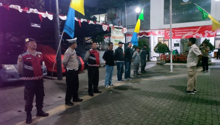 Bandung Kondusif, Polsek Buah Batu Gelar Apel KRYD Guna terwujud nya Kota Bandung Kondusif