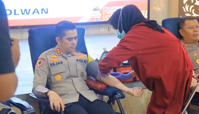 Polres Garut Gelar Donor Darah dalam Rangka Hari Jadi Polwan Ke 76