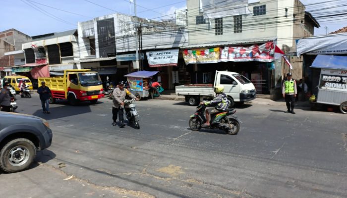 Penertiban Knalpot Tidak Sesuai Spesifikasi di Wilayah Polsek Wanaraja