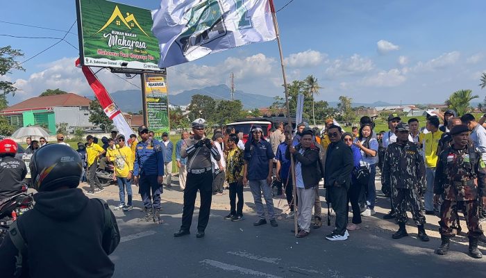 Hari Kedua Polres Garut Lakukan Pengamanan Pendaftaran Calon Bupati