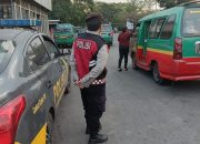 Antisipasi kepadatan Lalin Pagi Hari, Personil Unit Samapta Polsek Panyileukan Lakukan Pengaturan Yanmas Pagi Hari