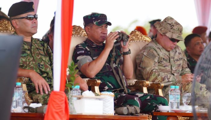 Panglima TNI Tinjau Penerjunan di Baturaja