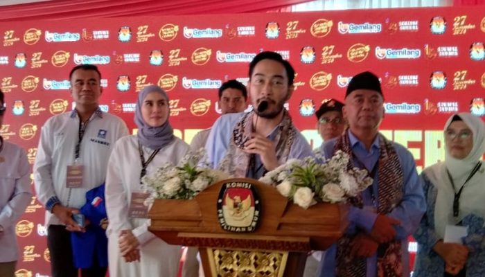 Kang Jeje Richie Ismail Daftar ke KPU Sebagai Calon Bupati Bandung Barat