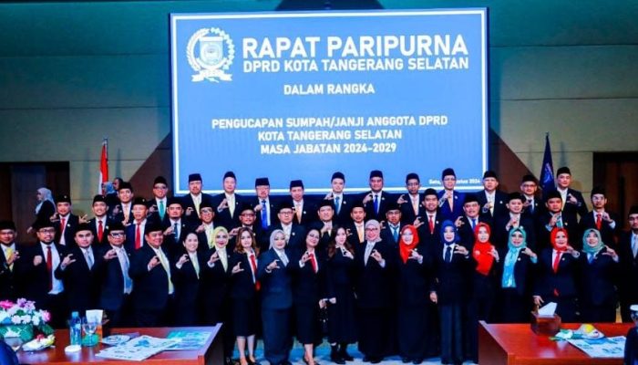 FWJ Indonesia Ucapkan Selamat dan Sukses Atas Pelantikan Anggota DPRD Tangsel periode 2024 – 2029