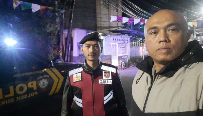 Cegah Terjadinya C3 Pawas Polsek Sukasari Pimpin Giat Patroli Strong Poin Gegerkalong