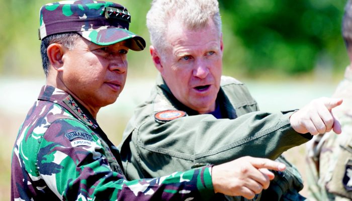 Panglima TNI Tinjau Join Strike Latgabma Super Garuda Shield 2024