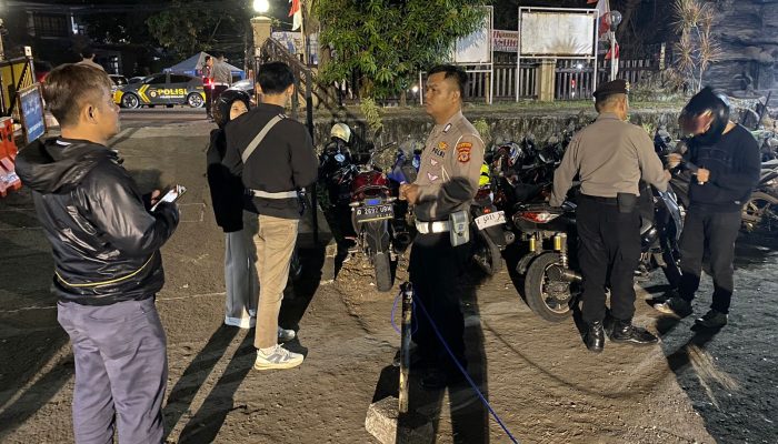 Polsek Sukajadi Gelar Razia KRYD Malam Minggu