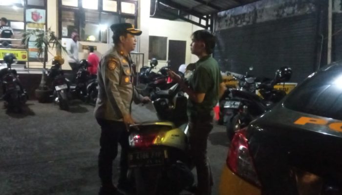 Kapolsek Cicendo Polrestabes Bandung Pimpin Giat KRYD Antisipasi Kerawanan di Malam Minggu