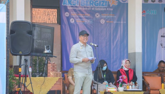 Dinkes Kota Cimahi Kampanye kan Gerakan Nasional  #Aksi Bergizi  Upaya Atasi Anemia pada Remaja