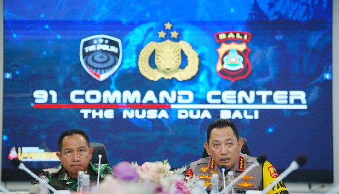 Kapolri : TNI – Polri Bersinergis Jamin Keamanan KTT 1 AF di Bali 