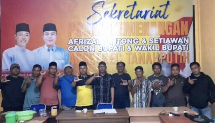 Tim Pemenangan Asset Kecamatan Tanah Putih Siap Berjuang Penuh Untuk 2 Periode