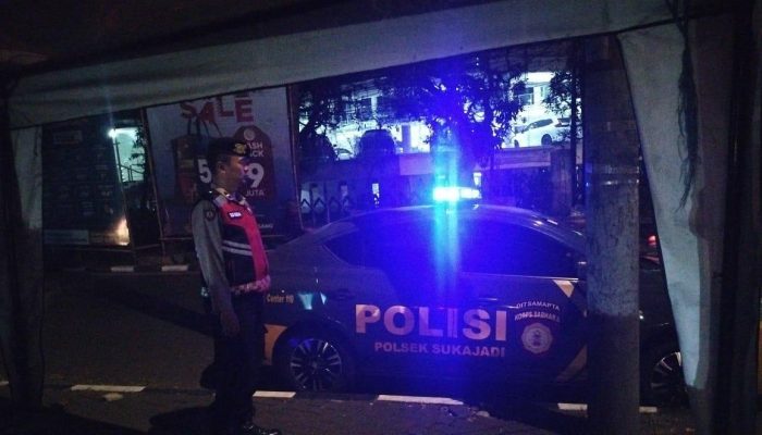 Cegah 3C Pada Malam Hari, Patroli Samapta Polsek Sukajadi Tingkatkan Patroli BLB