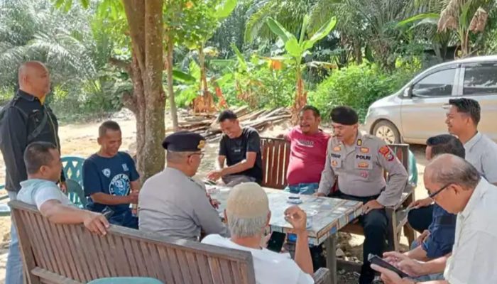 Giat Cooling Sistem Jajaran Polsek Bagan Sinembah Bersama Masyarakat Kelurahan Bahtera Makmur