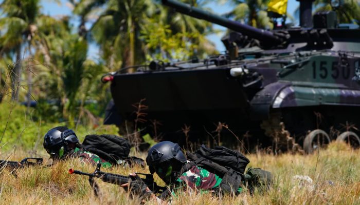 PENDARATAN PASUKAN GABUNGAN MULTINASIONAL TANDAI OPERASI AMFIBI DI PANTAI BANONGAN 