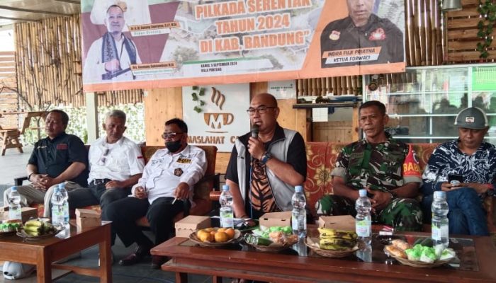 Sukseskan Pilkada Serentak 2024 di Kab. Bandung, Forwaci Gelar Seminar Bersama Badan Kesbangpol