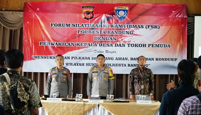 Polisi Gelar Forum Silaturahmi Kamtibmas Jelang Pilkada 2024