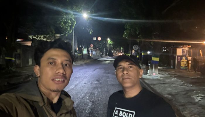 Anggota Polsek Bandung Wetan melaksanakan kegiatan di wilayah Polsek Bandung Wetan