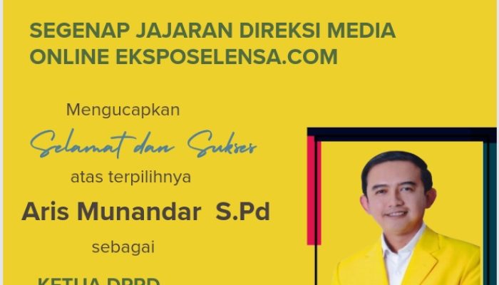 Selamat Atas Terpilihnya Aris Munandar, S.Pd. sebagai Ketua DPRD Kabupaten Garut Periode 2024-2029