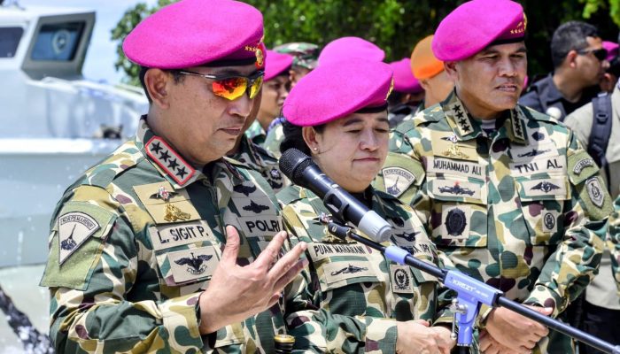 Kapolri Hadiri HUT ke-79 TNI AL