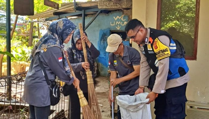 Bhabinkamtibmas Polsek Astanaanyar Hadiri Kegiatan BBGRM Tingkat Kelurahan Karasak