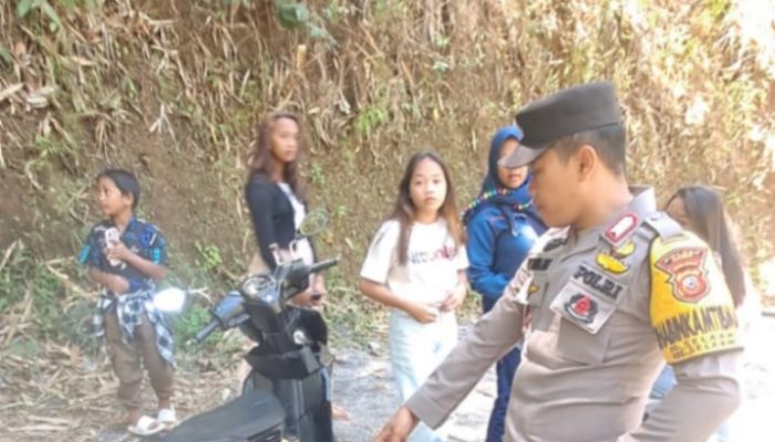 Polsek Limbangan Kembali Razia Knalpot Tidak Sesuai Spesifikasi Teknis