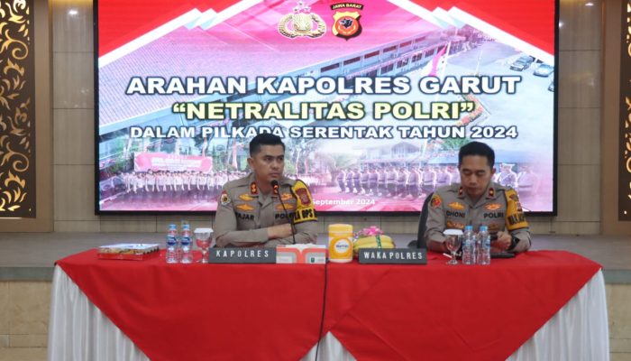 Kapolres Garut Tekankan Netralitas Polri Dalam Pilkada Serentak Tahun 2024