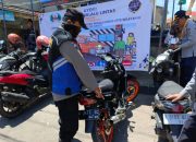 Polsek Wanaraja Tertibkan Kendaraan Berknalpot Bising Tidak Sesuai Spesifikasi Teknis